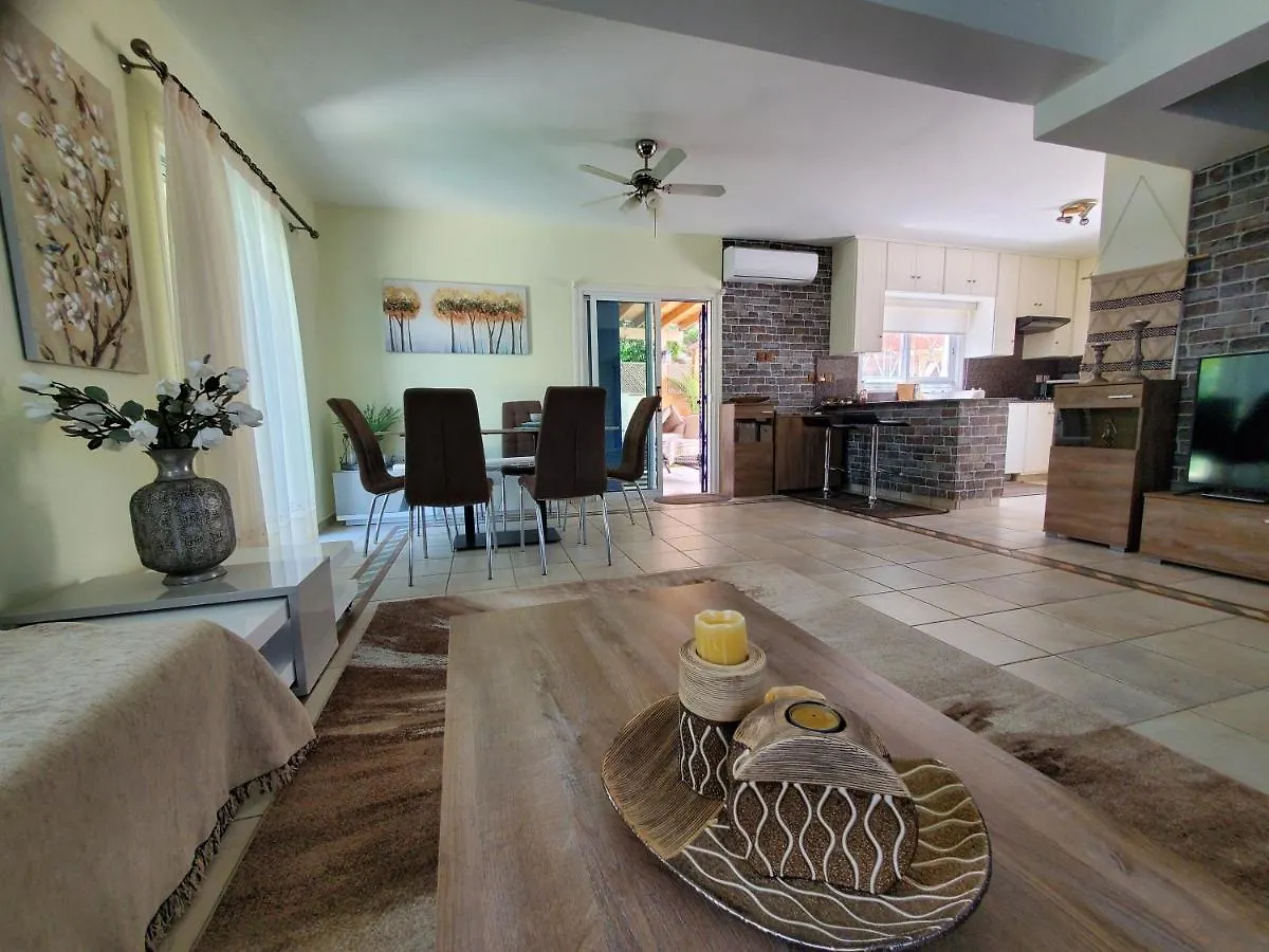 Charming 3-Bed Villa In Protaras With Heated Pool